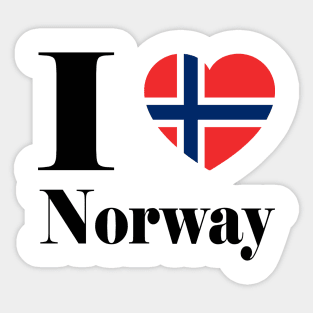 I Love Norway Sticker